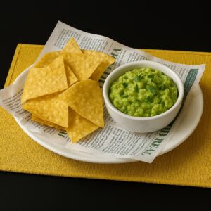 Guac and cchips Melissa's award-winning recipe