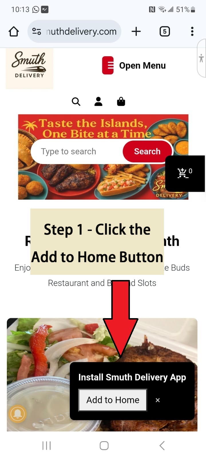 Download Smuth Delivery App