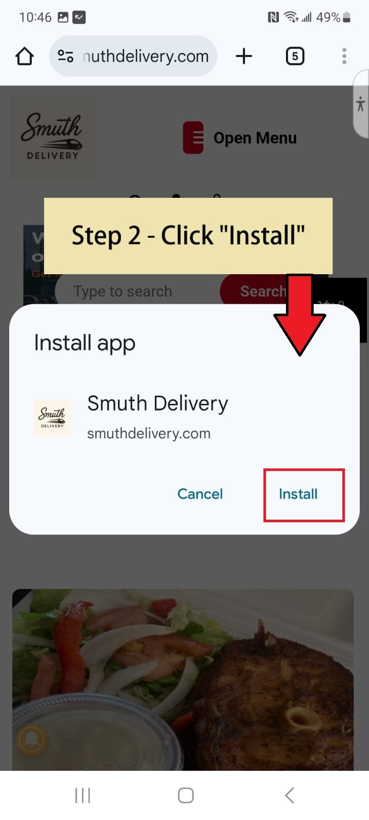 Download Smuth Delivery App